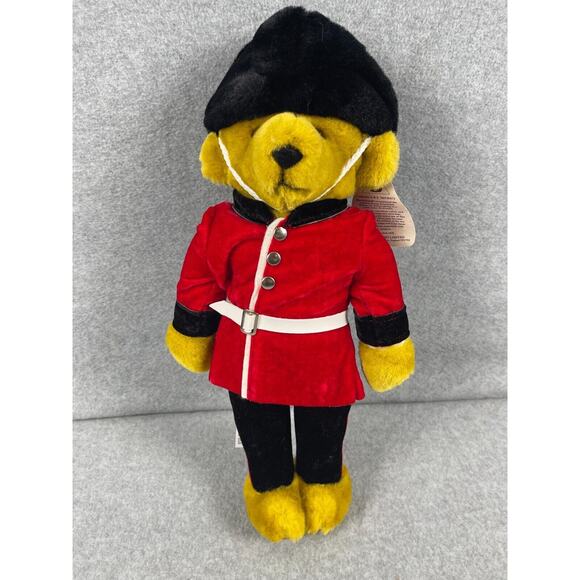 Vintage Merrythought British Guard Bear Plush Stuffed Animal 18"‎ W/Tags - Picture 1 of 5